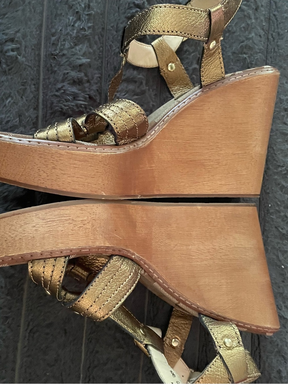 Authentic Coach Mayra Wedge Sandals 10B - Picture 4 of 6